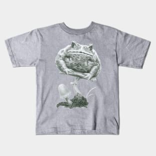 Toad tipping on a Toadstool Kids T-Shirt